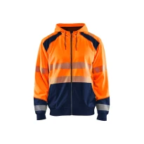 Sudadera de trabajo con capucha cremallera completa Blaklader Alta Visibilidad 354625283389L