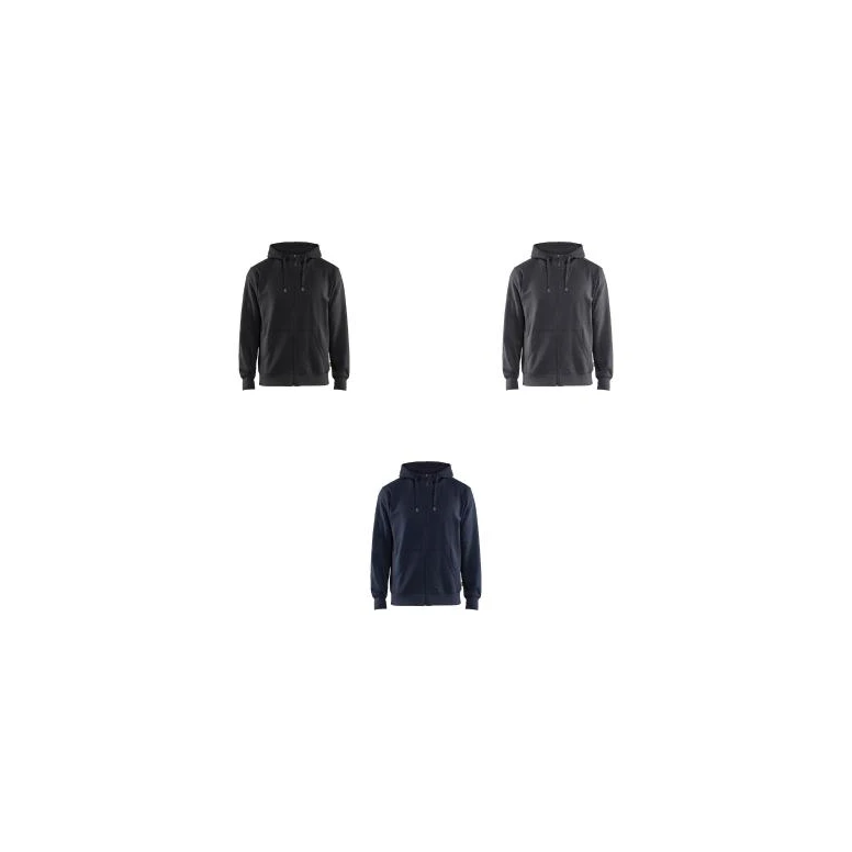 Sudadera de trabajo Blaklader cremallera completa con capucha 100% Algodón 336611588600L