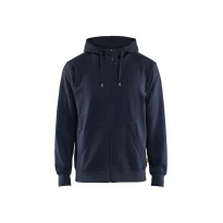 Sudadera de trabajo Blaklader cremallera completa con capucha 100% Algodón 336611588600L