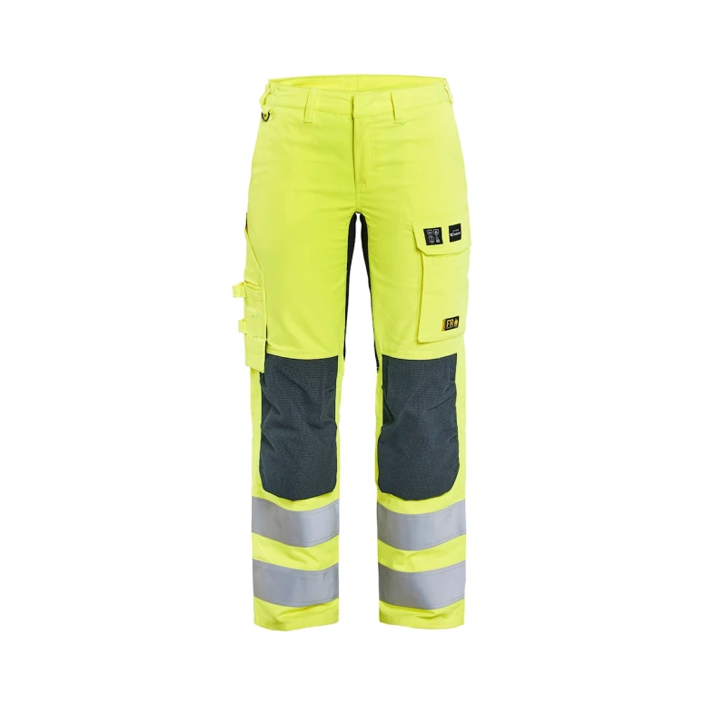 Pantalón de trabajo Alta Visibilidad Multibolsillos Stretch Blaklader Multinorma Ajustados Mujer 719115123389C42