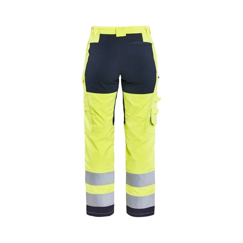 Pantalón de trabajo Alta Visibilidad Multibolsillos Stretch Blaklader Multinorma Ajustados Mujer 719115123389C42