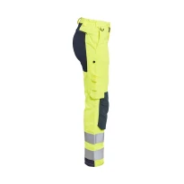 Pantalón de trabajo Alta Visibilidad Multibolsillos Stretch Blaklader Multinorma Ajustados Mujer 719115123389C42