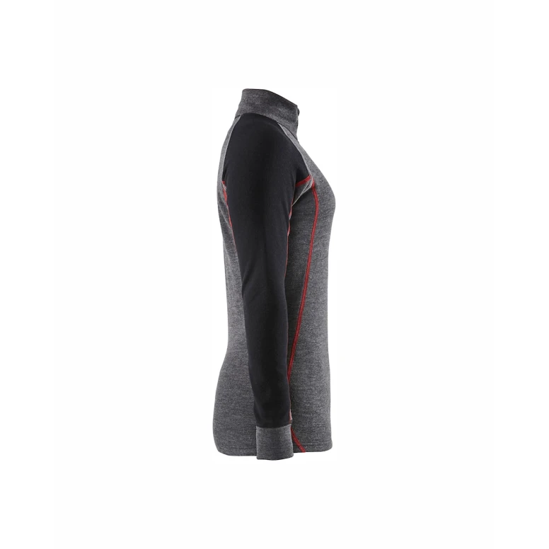 Camiseta térmica de manga larga con cremallera de trabajo Blaklader X Warm Mujer 729917369699L