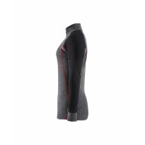 Camiseta térmica de manga larga con cremallera de trabajo Blaklader X Warm Mujer 729917369699L
