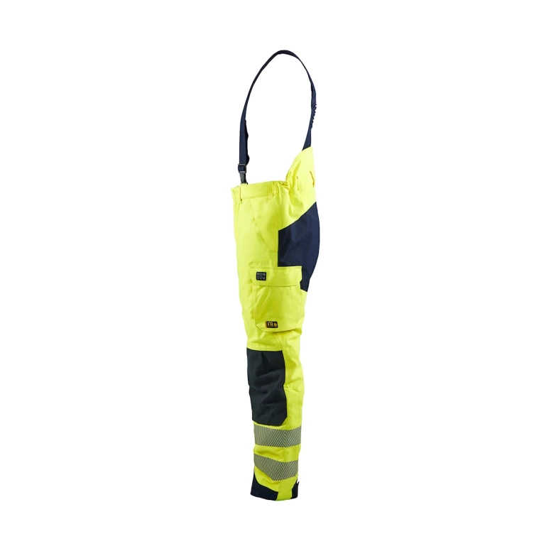 Peto Pantalón de trabajo Alta Visibilidad Multibolsillos Impermeable Blaklader ignífugo 181715343389M