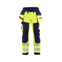 Pantalón de trabajo Alta Visibilidad Stretch Impermeable Multibolsillos Blaklader Softshell 182025133389C50