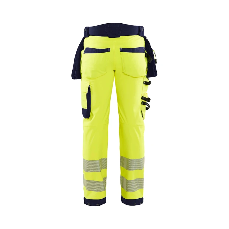 Pantalón de trabajo Alta Visibilidad Stretch Impermeable Multibolsillos Blaklader Softshell 182025133389C50