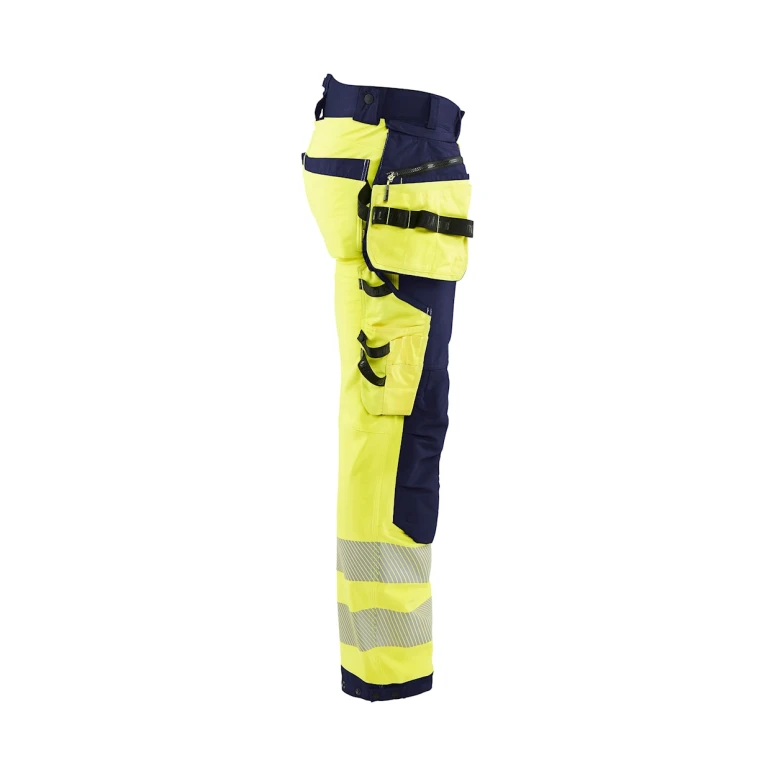 Pantalón de trabajo Alta Visibilidad Stretch Impermeable Multibolsillos Blaklader Softshell 182025133389C50
