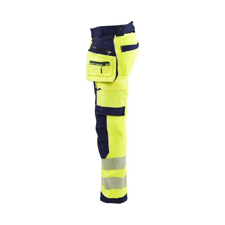 Pantalón de trabajo Alta Visibilidad Stretch Impermeable Multibolsillos Blaklader Softshell 182025133389C50