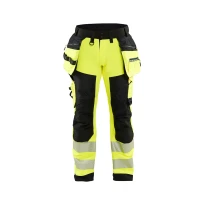 Pantalón de trabajo Alta Visibilidad Stretch Impermeable Multibolsillos Blaklader Softshell 182025133389C50