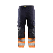 Pantalón de trabajo Multibolsillos ignífugo Blaklader Multinorma Ajustados 148815138953C50