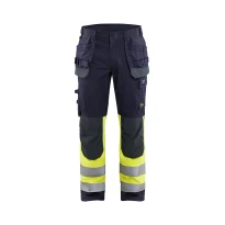 Pantalón de trabajo Multibolsillos ignífugo Blaklader Multinorma Ajustados 148915128933C50