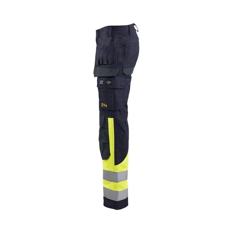 Pantalón de trabajo Multibolsillos ignífugo Blaklader Multinorma Ajustados 148915128933C50