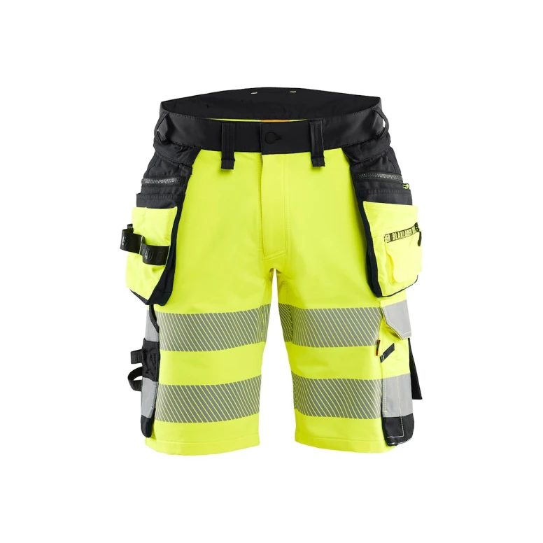 Bermuda de trabajo Alta Visibilidad Multibolsillos Stretch Blaklader High VIS stretch 4-VIE 112016483389C50