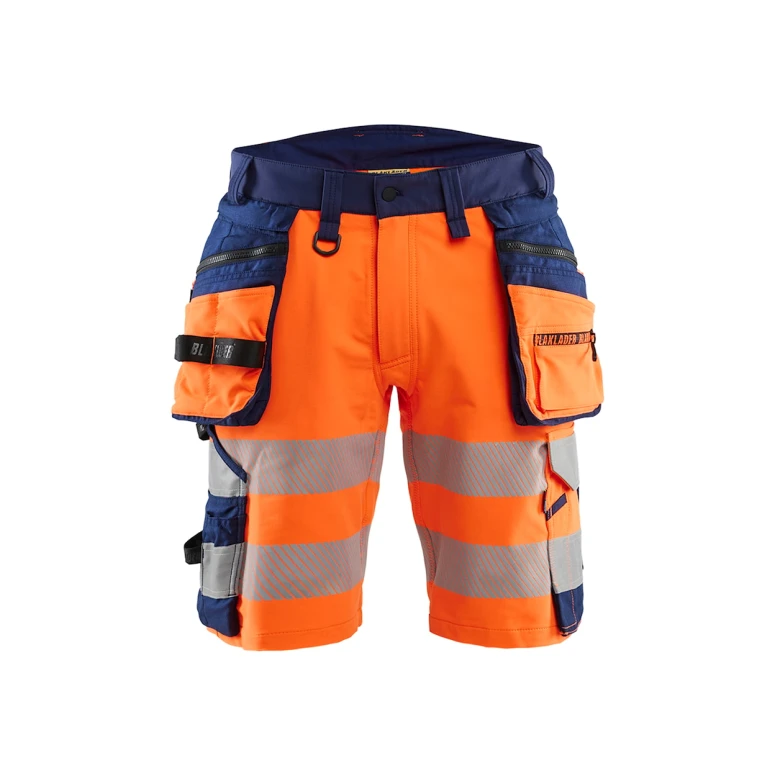 Bermuda de trabajo Alta Visibilidad Multibolsillos Stretch Blaklader High VIS stretch 4-VIE 112016483389C50