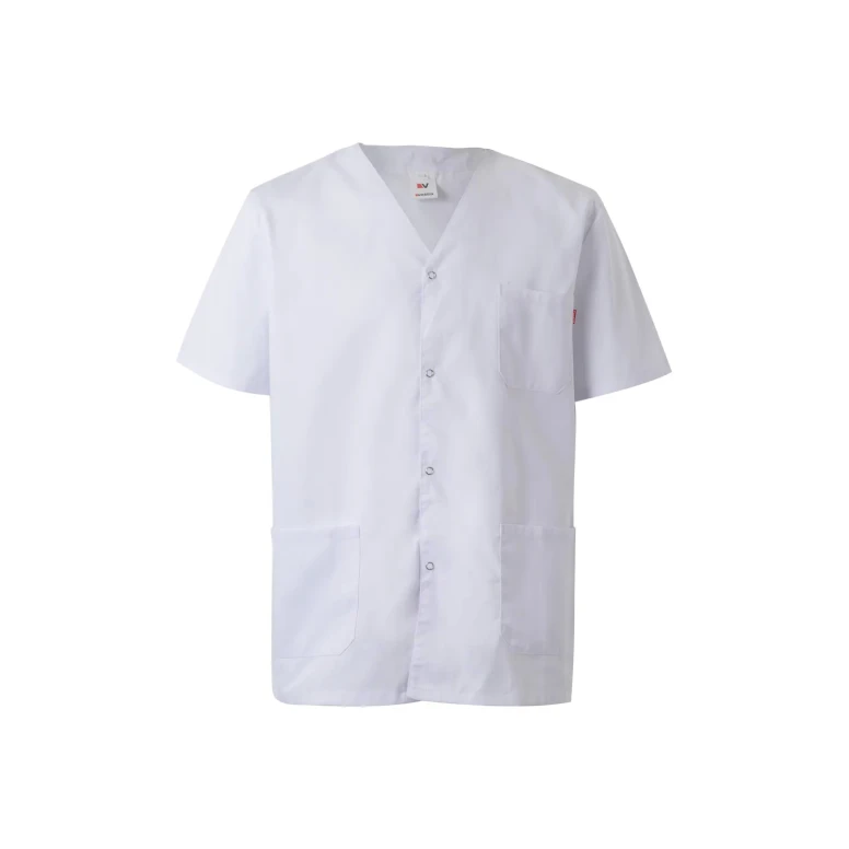 Blusa sanitaria de manga corta de trabajo Multibolsillos Velilla 535201
