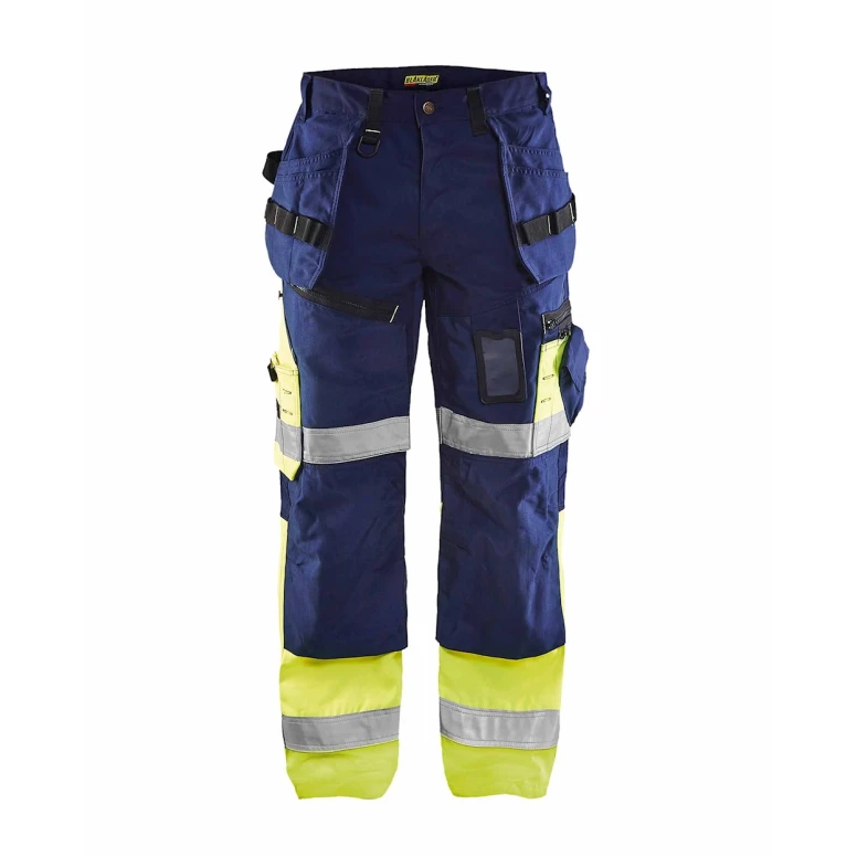Pantalón de trabajo Alta Visibilidad Multibolsillos High Vis X1500 Blaklader 150818608933C50