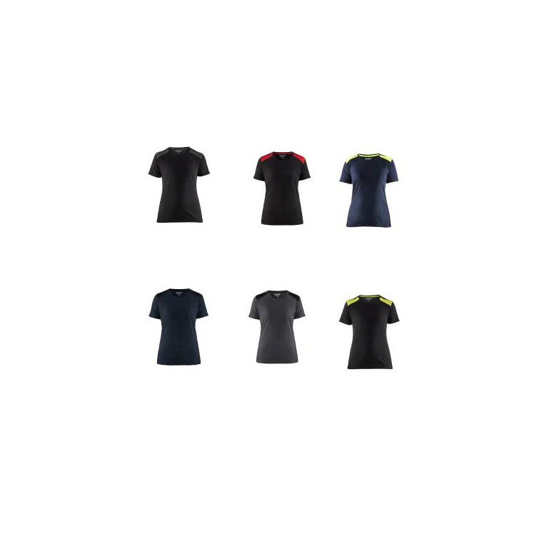 Camiseta de trabajo de mangas cortas Blaklader 100% Algodón Mujer 347910428699M