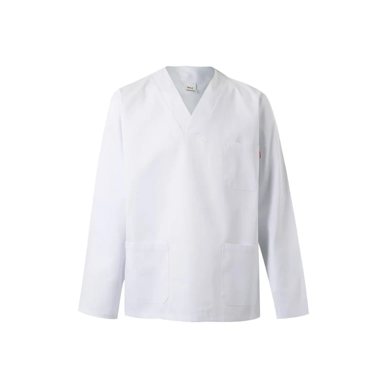 Blusa sanitaria de manga larga de trabajo Multibolsillos Velilla 588