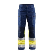 Pantalón de trabajo Alta Visibilidad Stretch Multibolsillos Blaklader Mujer 716118118933C42