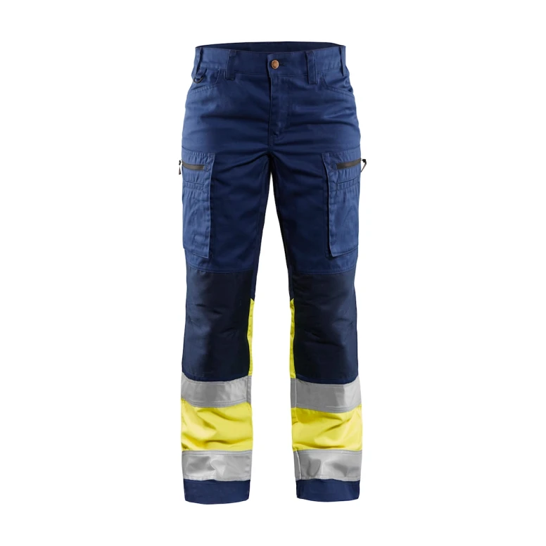 Pantalón de trabajo Alta Visibilidad Stretch Multibolsillos Blaklader Mujer 716118118933C42