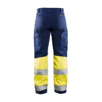 Pantalón de trabajo Alta Visibilidad Stretch Multibolsillos Blaklader Mujer 716118118933C42 2