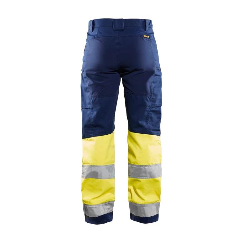 Pantalón de trabajo Alta Visibilidad Stretch Multibolsillos Blaklader Mujer 716118118933C42
