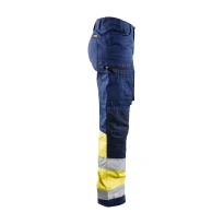 Pantalón de trabajo Alta Visibilidad Stretch Multibolsillos Blaklader Mujer 716118118933C42
