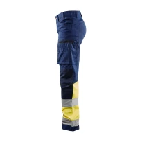 Pantalón de trabajo Alta Visibilidad Stretch Multibolsillos Blaklader Mujer 716118118933C42