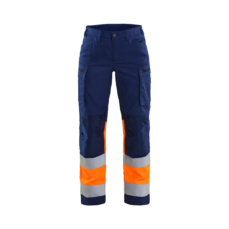 Pantalón de trabajo Alta Visibilidad Stretch Multibolsillos Blaklader Mujer 716118118933C42