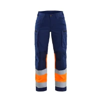Pantalón de trabajo Alta Visibilidad Stretch Multibolsillos Blaklader Mujer 716118118933C42