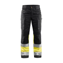 Pantalón de trabajo Alta Visibilidad Stretch Multibolsillos Blaklader Mujer 716118118933C42