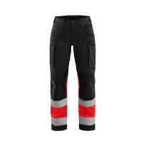 Pantalón de trabajo Alta Visibilidad Stretch Multibolsillos Blaklader Mujer 716118118933C42