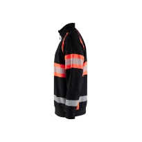 Sudadera de trabajo Blaklader Alta Visibilidad 100% Algodón cremallera media 355311588933L