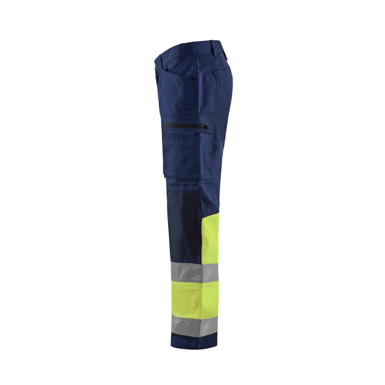 Pantalón de trabajo Alta Visibilidad Multibolsillos Stretch Blaklader High VIS 155118118933C50