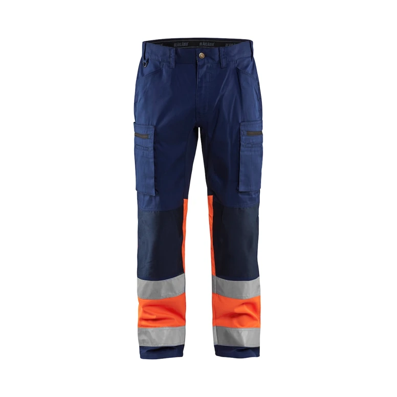 Pantalón de trabajo Alta Visibilidad Multibolsillos Stretch Blaklader High VIS 155118118933C50