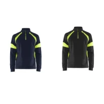 Sudadera de trabajo Blaklader 100% Algodón cremallera media 355011588933L