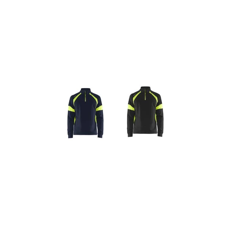 Sudadera de trabajo Blaklader 100% Algodón cremallera media 355011588933L