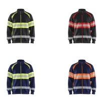 Sudadera de trabajo Blaklader Alta Visibilidad 100% Algodón cremallera completa 355111588933L