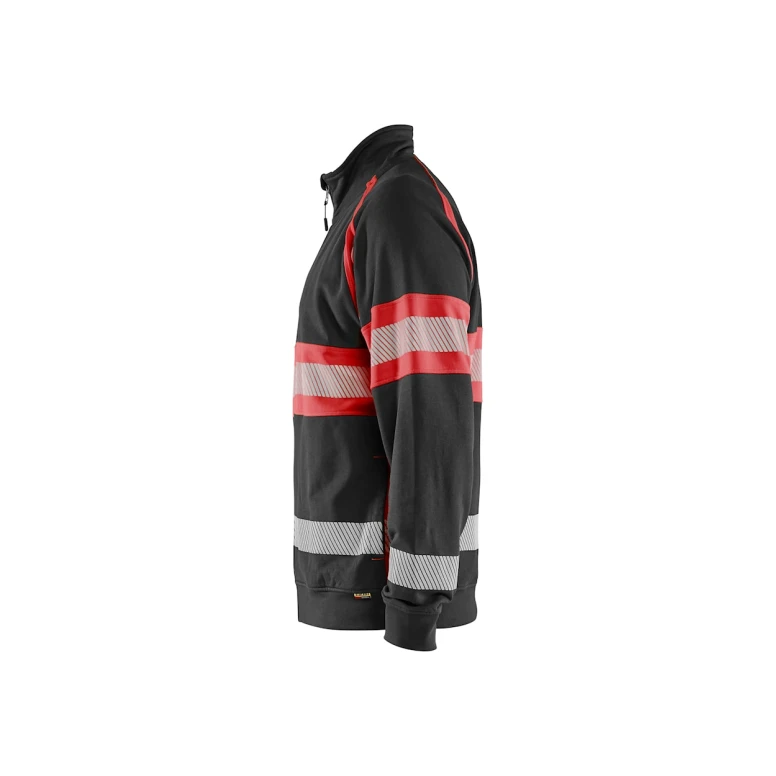 Sudadera de trabajo Blaklader Alta Visibilidad 100% Algodón cremallera completa 355111588933L