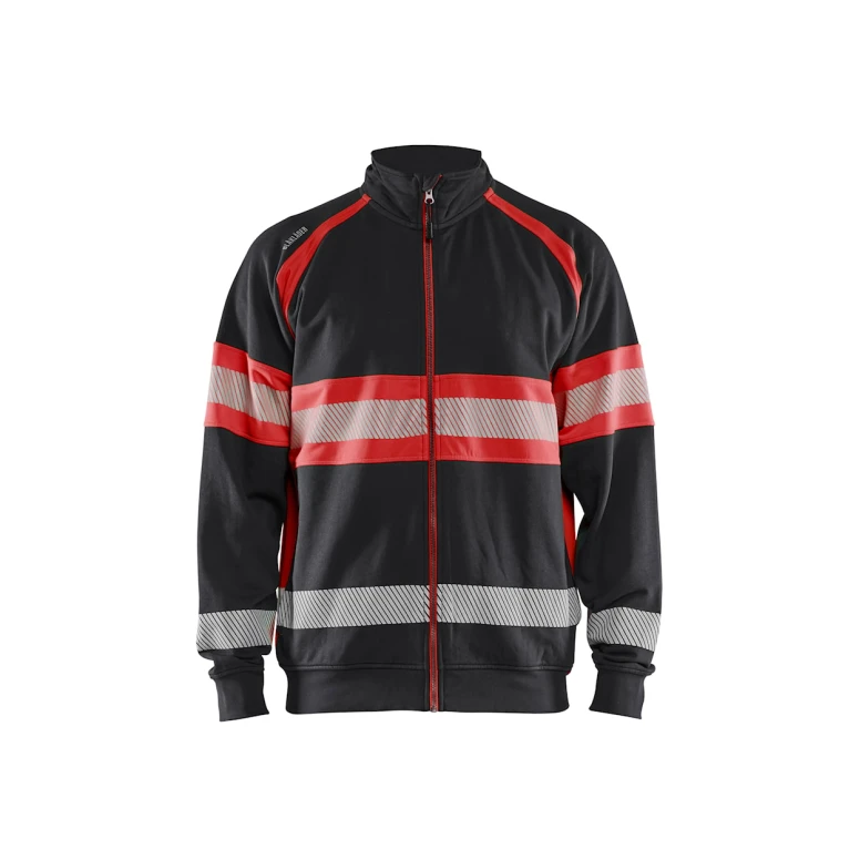 Sudadera de trabajo Blaklader Alta Visibilidad 100% Algodón cremallera completa 355111588933L