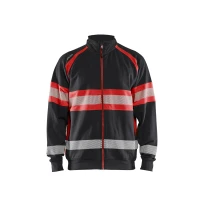Sudadera de trabajo Blaklader Alta Visibilidad 100% Algodón cremallera completa 355111588933L