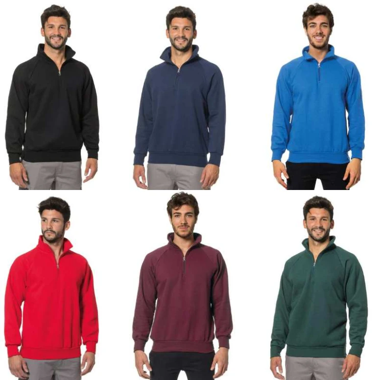 Sudadera de trabajo con cremallera corta Logica ITA503/12-L