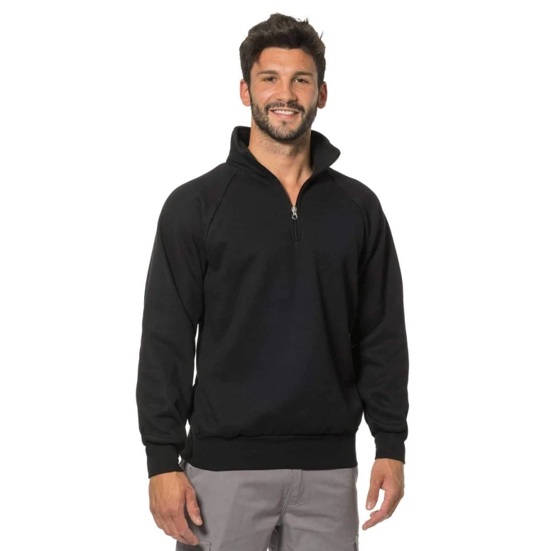 Sudadera de trabajo con cremallera corta Logica ITA503/12-L