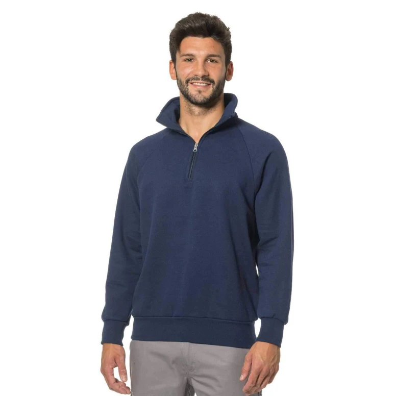 Sudadera de trabajo con cremallera corta Logica ITA503/12-L