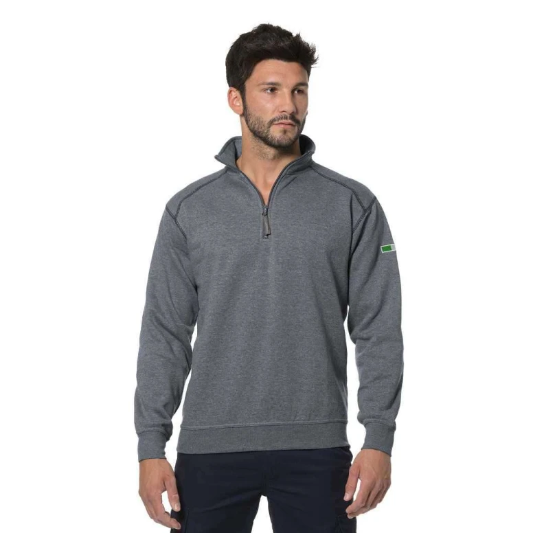 Sudadera de trabajo con cremallera corta Logica AMBRA1-L