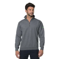 Sudadera de trabajo con cremallera corta Logica AMBRA1-L