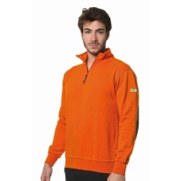 Sudadera de trabajo con cremallera corta Logica AMBRA1-L