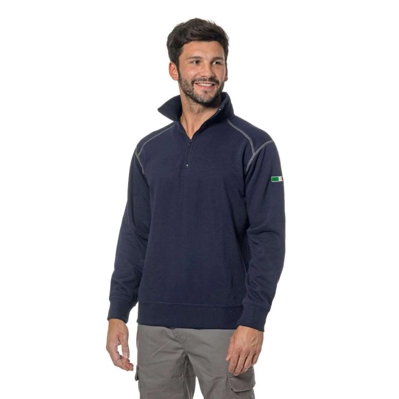 Sudadera de trabajo con cremallera corta Logica AMBRA1-L