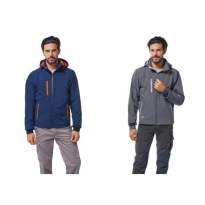 Chaqueta de trabajo Multibolsillos Capucha desmontable Soft-Shell Logica NORDIC1-L